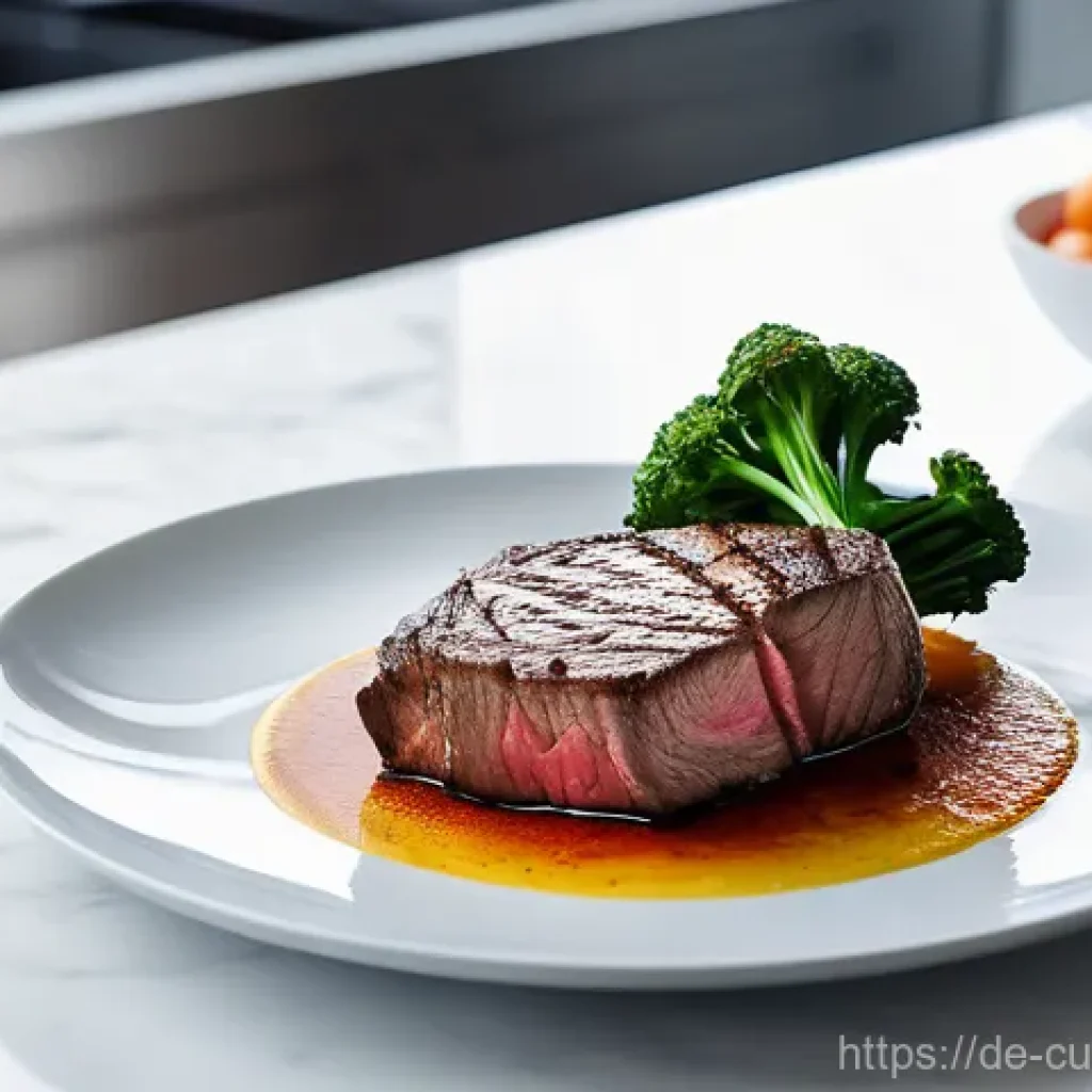 물 절약을 위한 유기농 식자재 활용 - **Prompt:** A thought-provoking, high-definition photograph depicting a modern kitchen countertop wh...